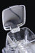 Portable Manual Ice Shaver Block Shaving Machine Crusher Snow Ice Cone Maker Transparent