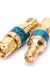 3Pcs 2W 0-6GHz Golden Attenuator SMA-JK Male to Female RF Coaxial Attenuator 10DB + 20DB + 30DB