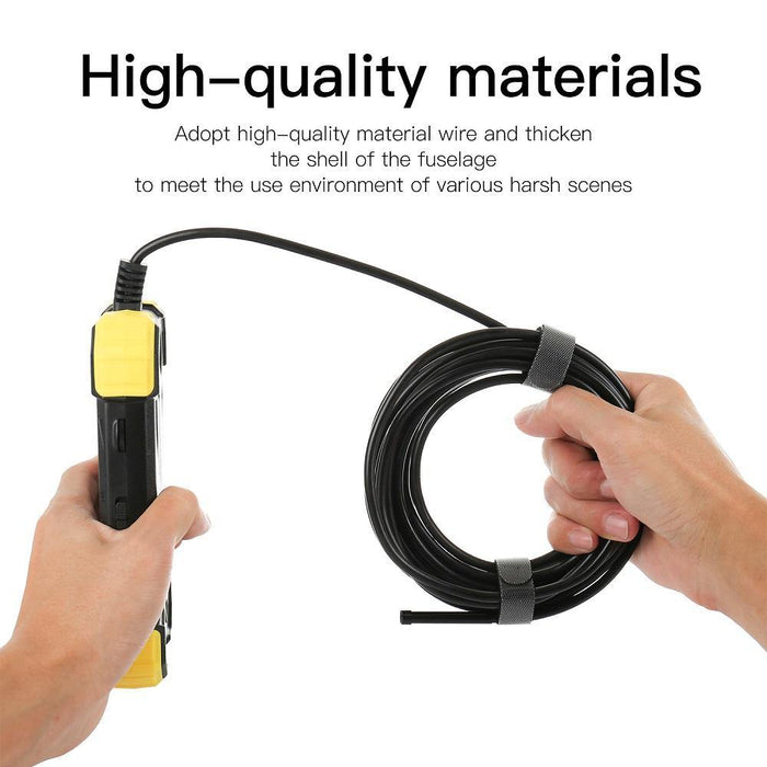 8mm 1080P HD Lens Borescope Camera 4.3 Inch IPS Industrial Ultra-Clear Pipeline with Screen Automotive Professional Industrial Borescope Waterproof Hard Wire