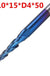 Drillpro NACO-blue 2 Flutes Ball Nose End Mill R0.25/ R0.5/ R0.75/ R1.0 *15*D4*50 Milling Cutter