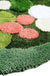 Green Moss Soft Fluffy Rug, Lake Bedroom Runner Mat