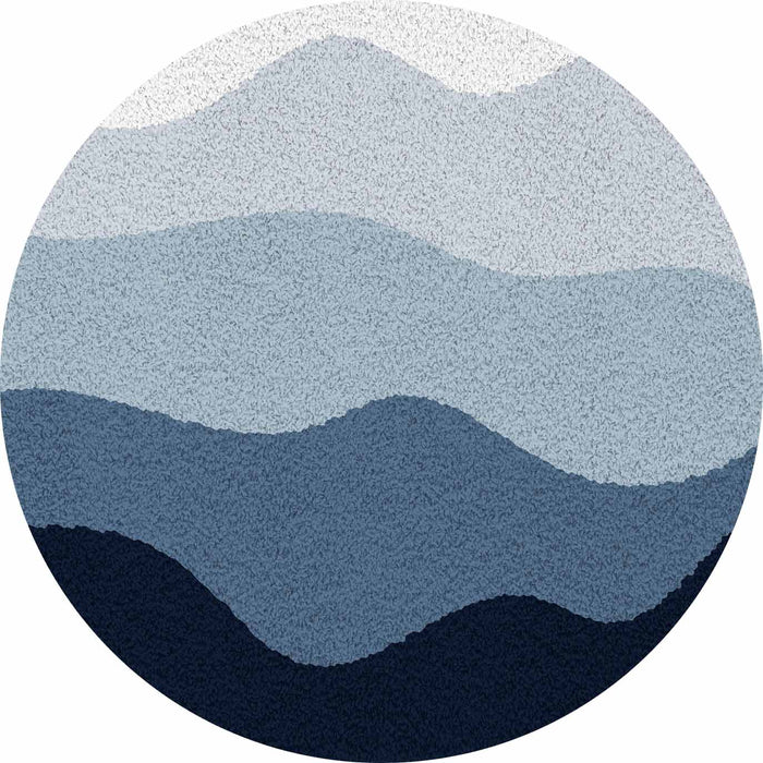 Feblilac Blue Wave Ocean Bath Mat Rug