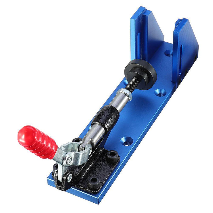 XK-2 Aluminum Alloy Pocket Hole Jig System Woodworking Drill Guide with Toggle Clamp 9.5mm Step Drill Bits