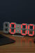 3D Alarm Clock LED Date Display Digital Temperature Snooze Table Wall Hanging