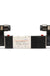 DC 12V Pneumatic Solenoid Air Valve 3 Position 5 Way