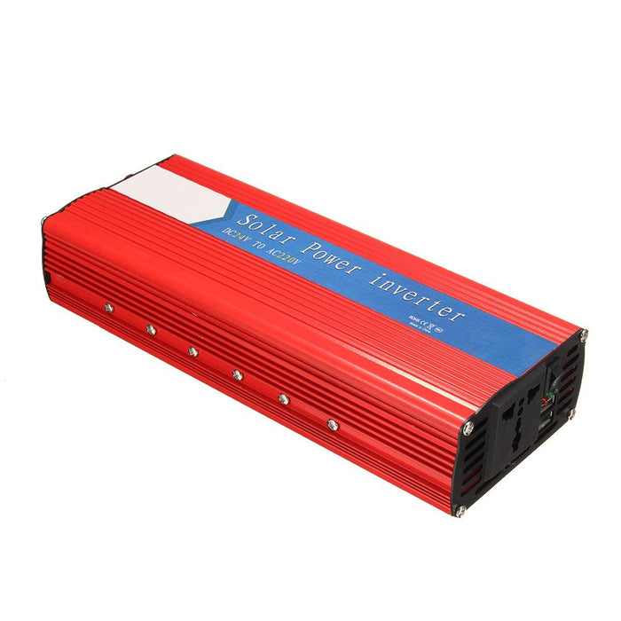 6000W Peak Solar Power Inverter DC 12V/24V to AC 220V/110V USB Modified Sine Wave Converter