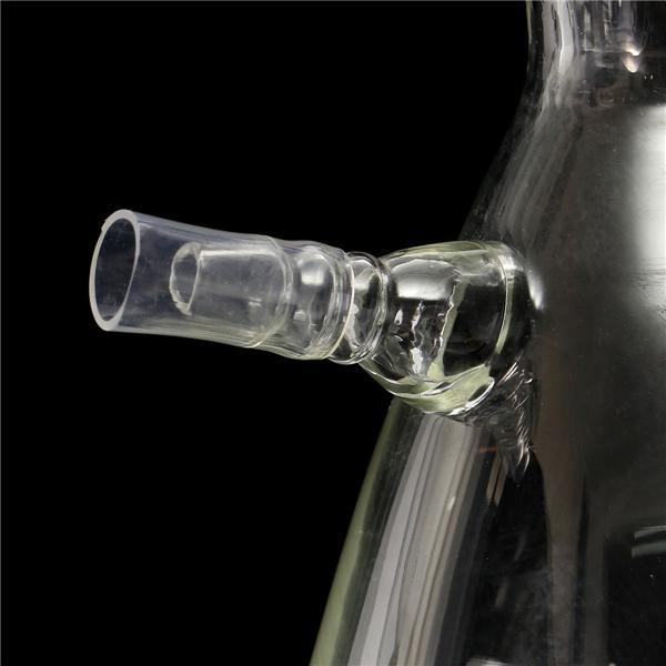 500ml 24/29 Lab Glass Filtering Flask Bottle 10mm Hose Vacuum Adapter