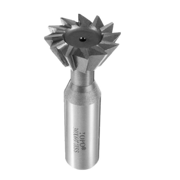 Drillpro 60 Degree 8-35mm Dovetail Groove HSS Straight Shank Slot Milling Cutter End Mill CNC Bit