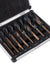 Drillpro 8pcs 1/2 Inch Shank HSS 4241 Twist Drill Bit Set 9/16 to 1 Inch Twist Drill for Wood Metal