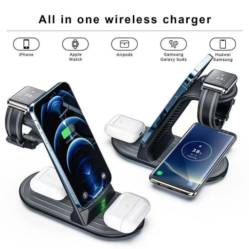 Compatible with Apple, Four-in-one Wireless Charger Mobile Phone IWatch Headset