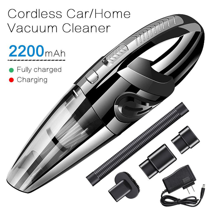 AUDEW 120W 2200mAh Cordless  Rechargeable Vacuum Cleaner Wet & Dry Handheld Car Home Vacuum Cleaner