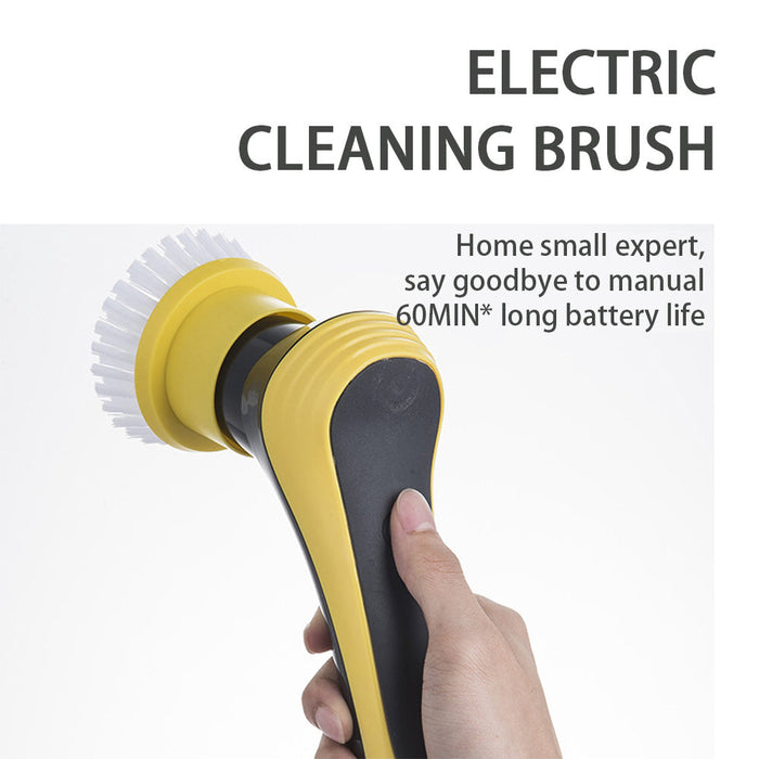 Cleaning Brush Bathroom Floor Electric Cleaning Brush Wireless Adjustable Brush