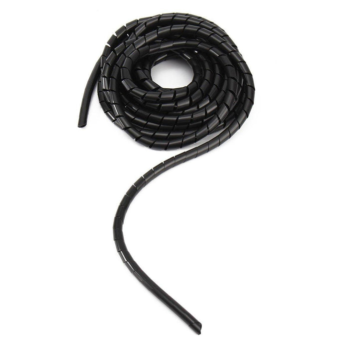 6m Tidy Wire PC TV Organising Wrapping Cable Cover Spiral Office Tube Manage Cord