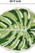 Feblilac Monstera Green Leaf Tufted Bath Mat