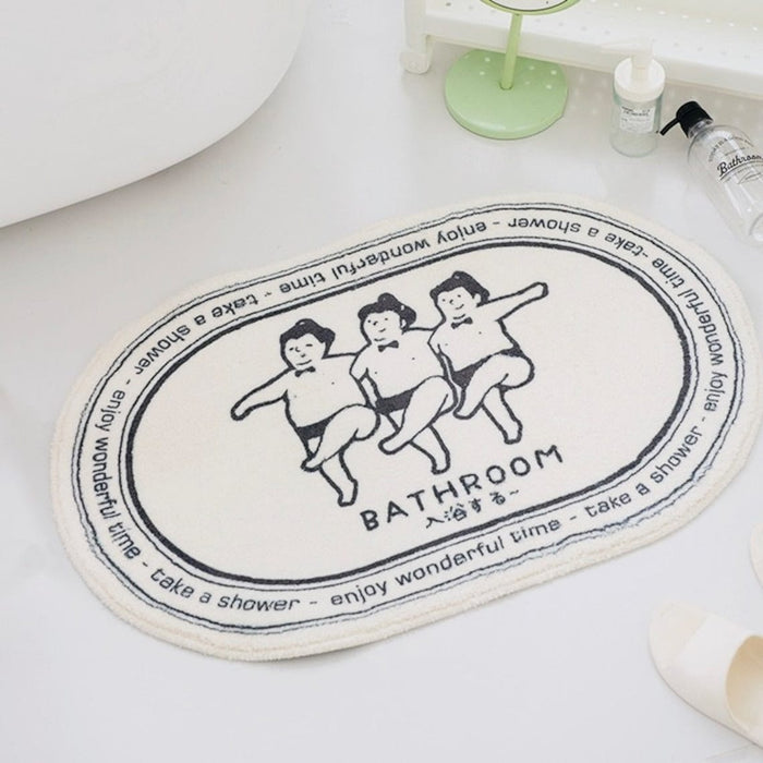 Fun Sumo Bathroom Rug