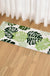 Feblilac Green Monsters Leaves Bathroom Rug