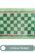 Feblilac Green Checkerboard Pattern Tufted Bath Mat