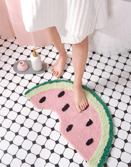 Slice of Watermelon Bath Mat