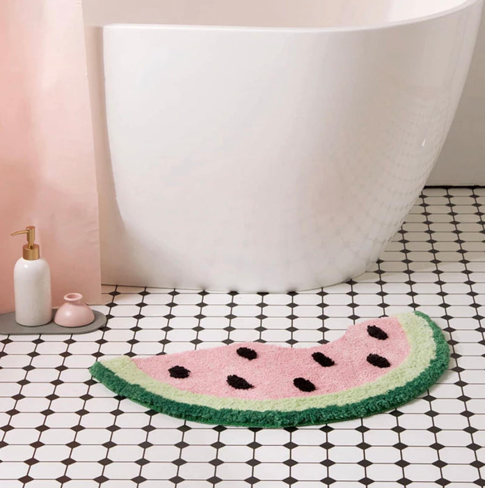 Slice of Watermelon Bath Mat