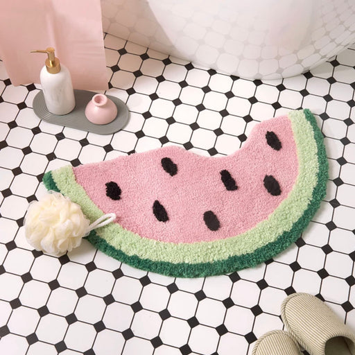 Slice of Watermelon Bath Mat