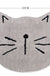 Simple Cats Bath Mat, Grey White Black