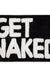 Feblilac Black and White Get Naked Bath Mat