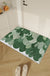 Feblilac Green Cactus Entrance Door Mat, PVC Floor Mat Doorway