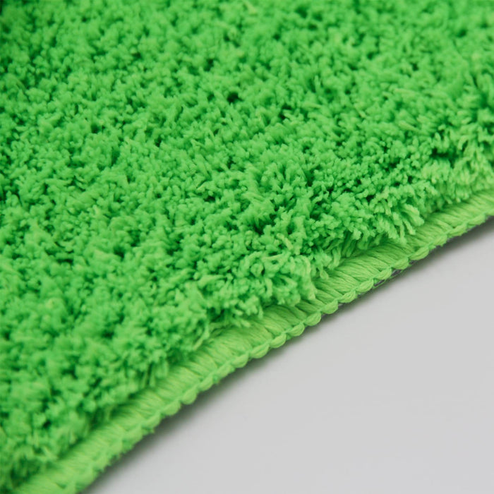 Cute Soft Green Leaf Bathroom Rug