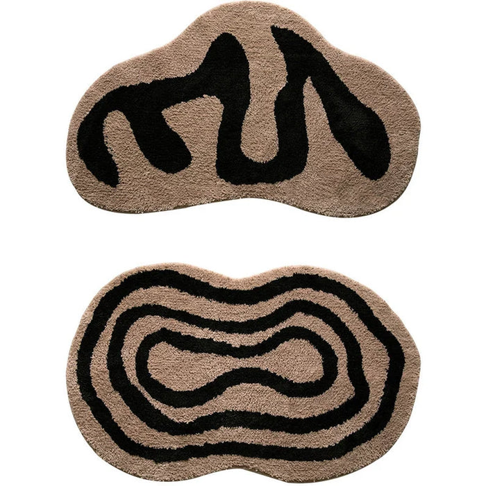 Feblilac Abnormal Tufted Carpet Door Mat For Bedroom Mat Rug