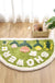 Lovely Country Style Flowers Semicircle Bath Mat 50x80cm, 19.7"x31.5" Clearance Sale