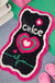 Feblilac Cute Heart Funny Cirlce Tufted Bath Mat