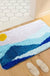 Feblilac Blue Mountain and Sun Tufted Bath Mat