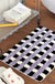 Feblilac Retro Plaid Bedroom Rug Long Runner