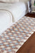 Feblilac Retro Plaid Bedroom Rug Long Runner