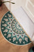 European Style Semicircle Entrance Door Mat, PVC Soft Floor Mat, Non-slip Mat