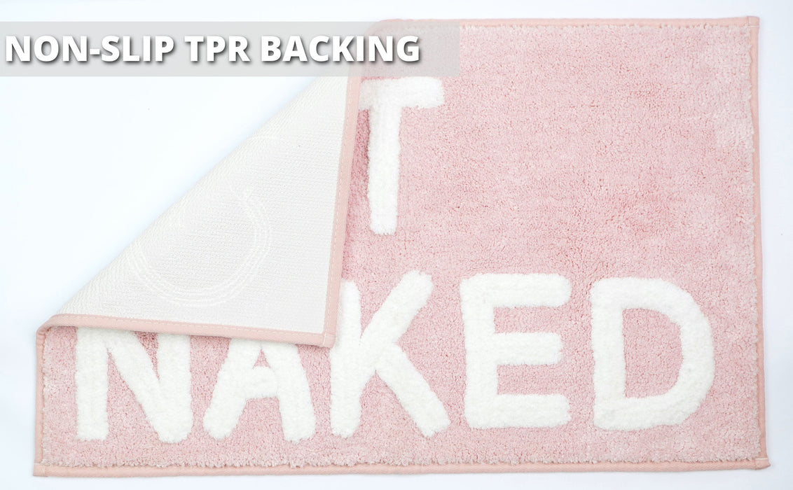 Feblilac Pink Get Naked Bath Mat 20"x31.5"