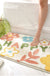 Flower Bath Mat, Colorful Floral Cute Bathroom Rug, Non-slip Mat Modern Home Decor