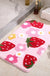 Cute Strawberry Bathroom Mat, Non-Slip Bath Mat, Rug for Kids