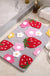 Cute Strawberry Bathroom Mat, Non-Slip Bath Mat, Rug for Kids