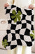 Tufted Checkered Rug, Irregular Shape Mats, Decorative, Soft, Fluffy &amp; Non Slip.