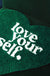 Tufted Love Yourself Rug | Decorative, Soft, Fluffy &amp; Non-Slip