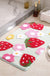 Strawberries Non Slip Bath Mat, Cute Bathroom Shower Mat, Kids Bedroom Mats, Aesthetic Doorstep Carpet, Kitchen Floor Mat, Home Dorm  Decor