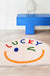 Lucky Pick Smile Face Semicircle Bath Mat