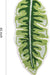 Feblilac Monstera Green Leaf Tufted Bath Mat