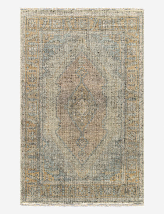 Kabir Hand-Knotted Wool-Blend Rug