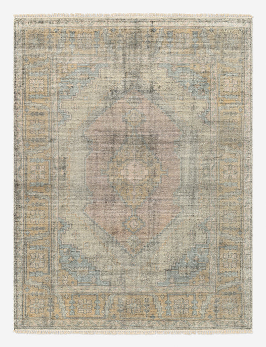 Kabir Hand-Knotted Wool-Blend Rug