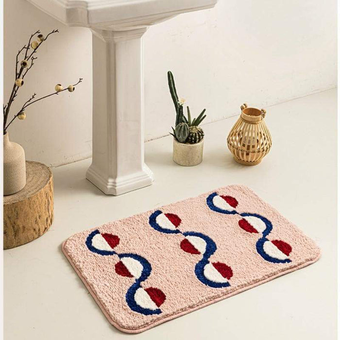 Spring Geo Bath Mat 16x24inches