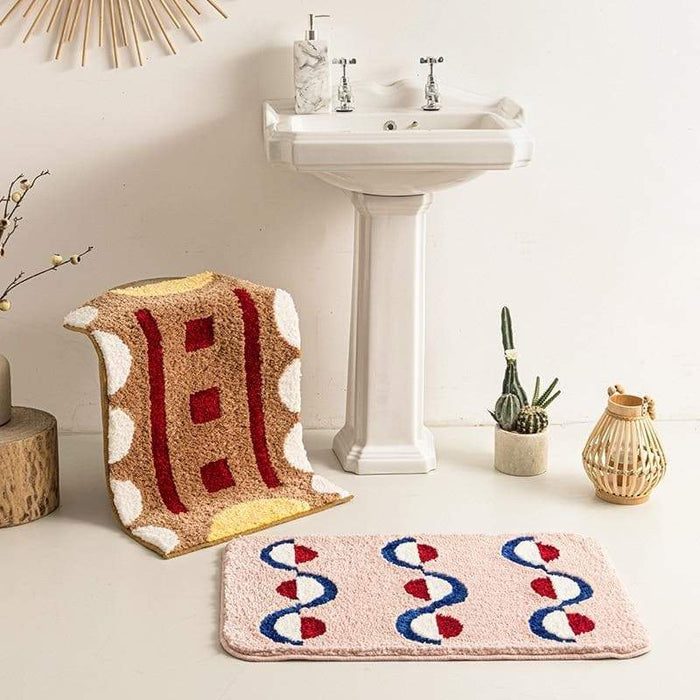 Spring Geo Bath Mat 16x24inches