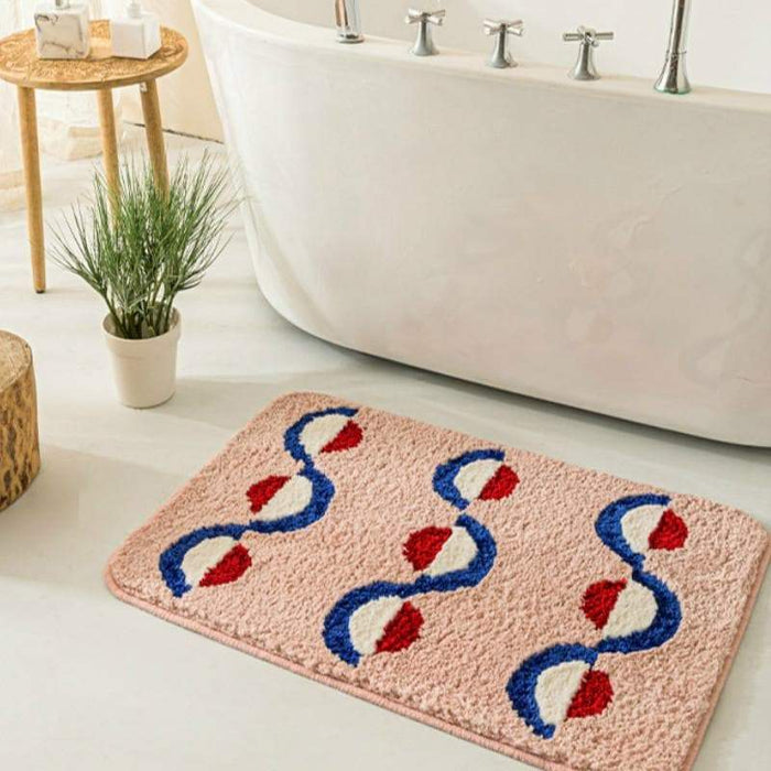 Spring Geo Bath Mat 16x24inches