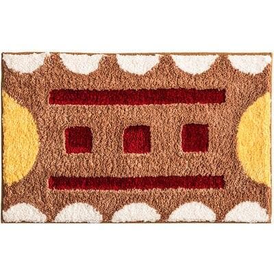 Spring Geo Bath Mat 16x24inches